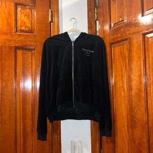 Juicy Couture Black Velour Jacket
